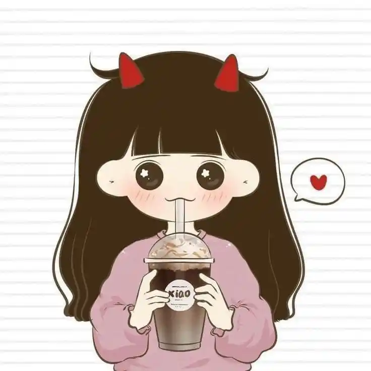 Attitude Black DP Cartoon