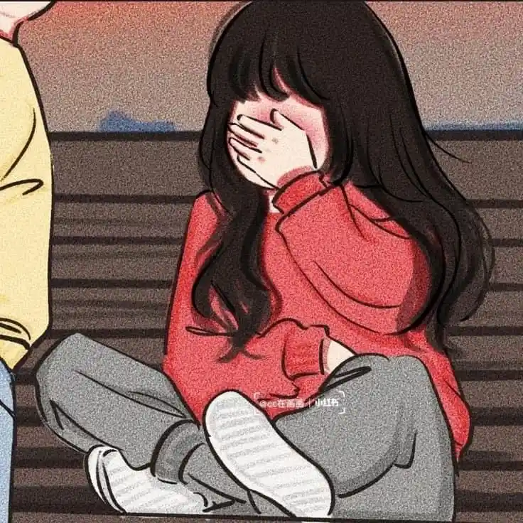 Cute Cartoon Girl Dp for Whatsapp