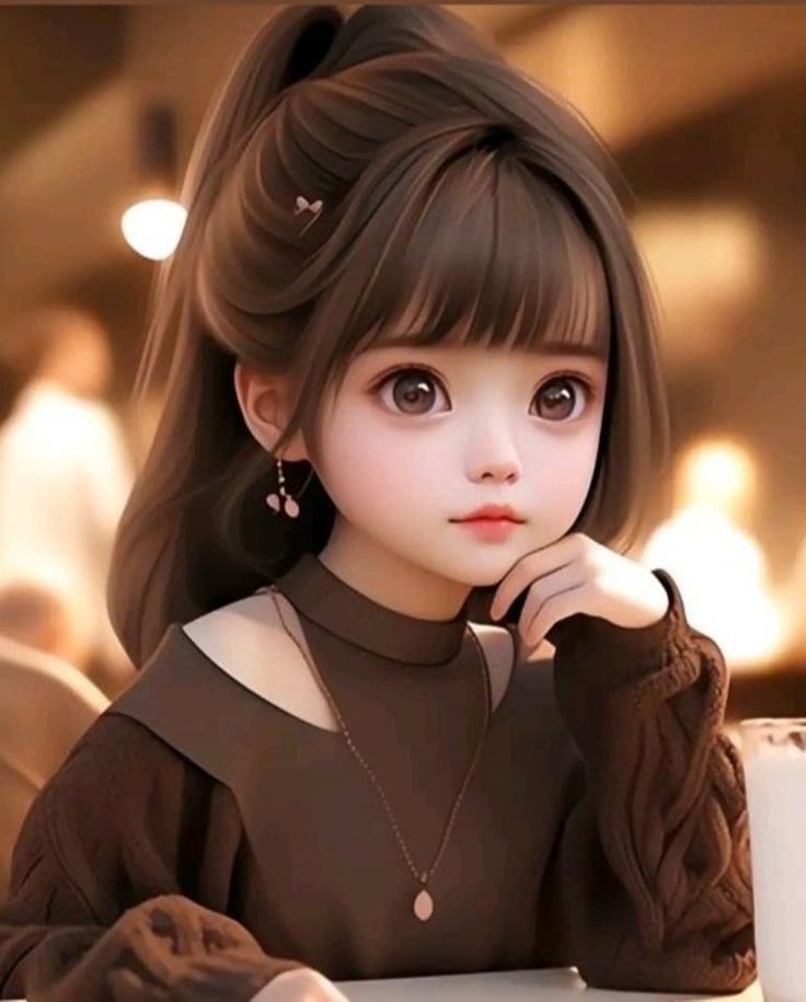 Hd Cartoon Girl Photo