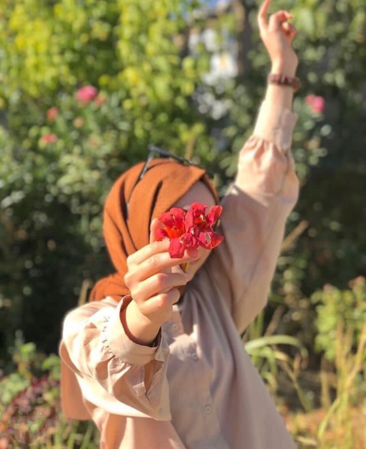 Hidden face dp for girl