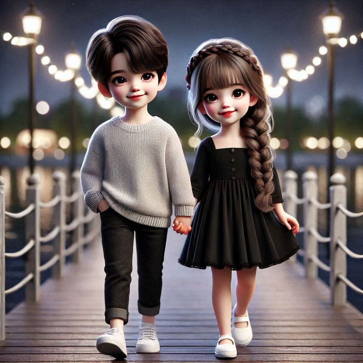 Stylish Cartoon DP for Boys & Girls