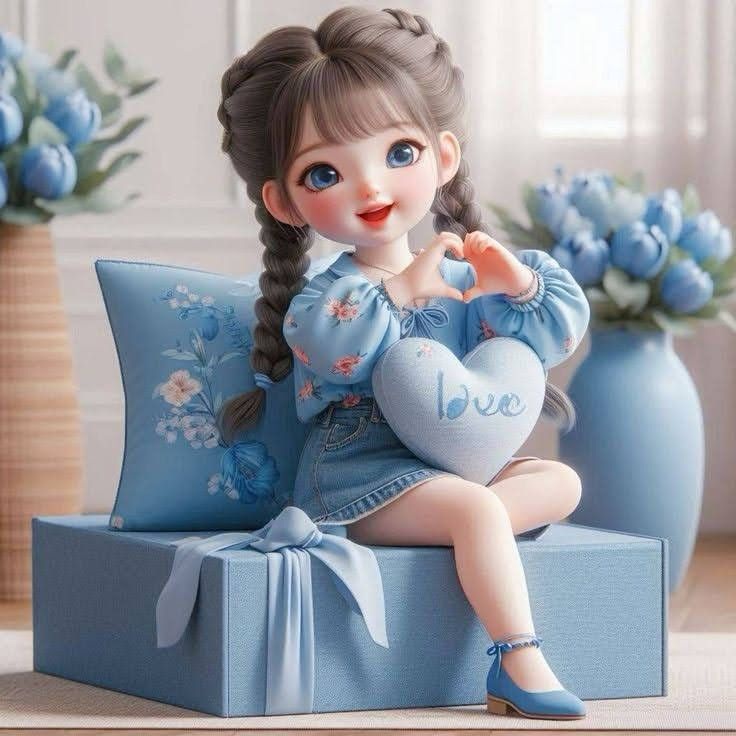 Stylish Cartoon Dp For Girls