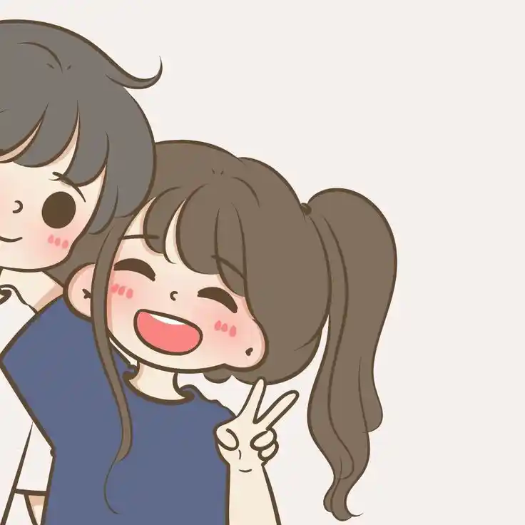 Stylish Cartoon Girl for FB Status