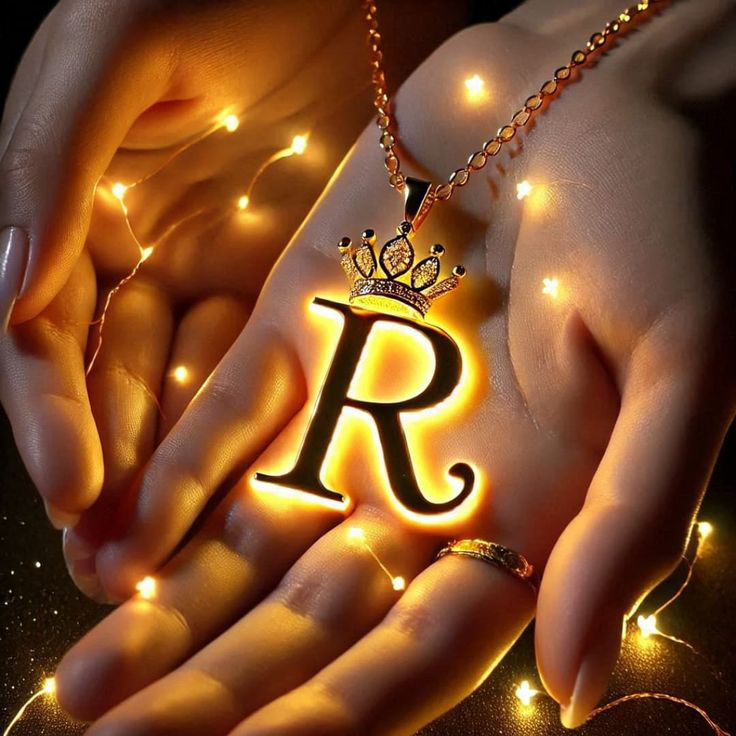 Stylish R Name Wallpaper