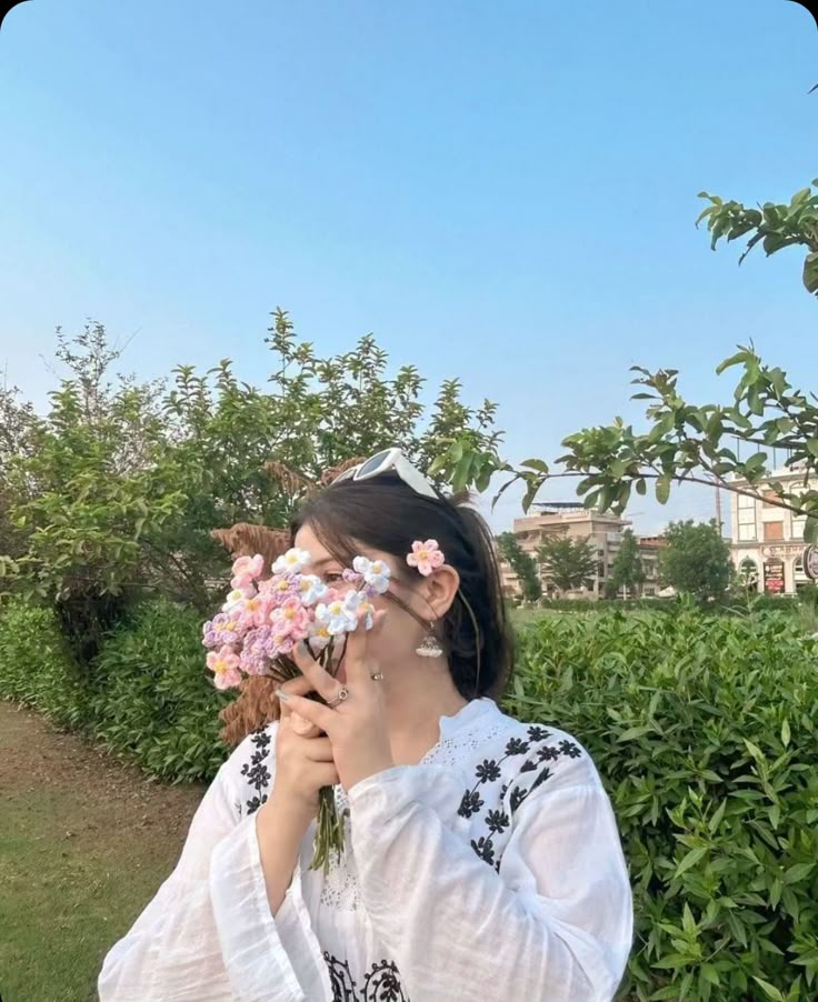 Stylish hidden face girl images