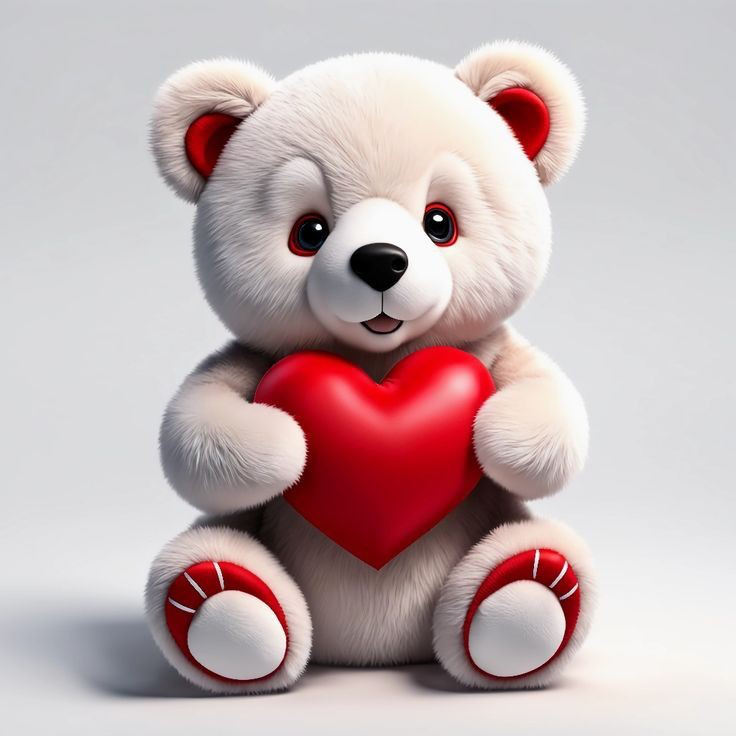 Teddy Bear Heart Image Teddy Bear Heart Image