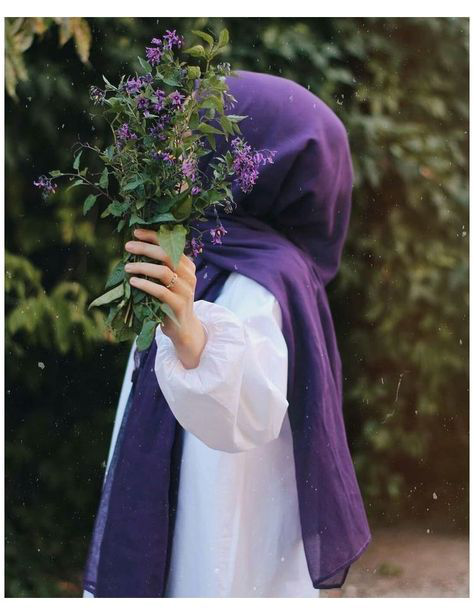 hidden face dp for girls winter