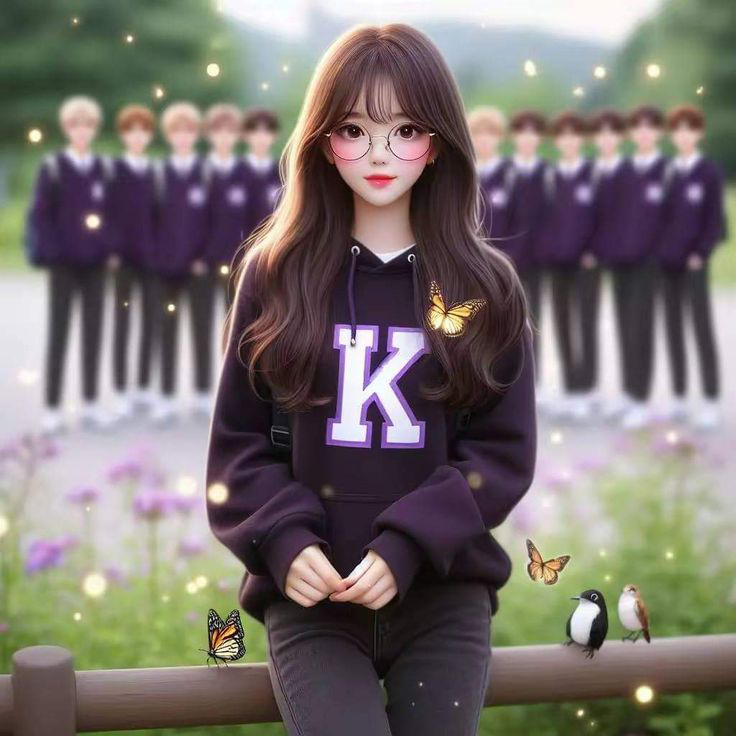 k name dp stylish girl k name dp stylish girl