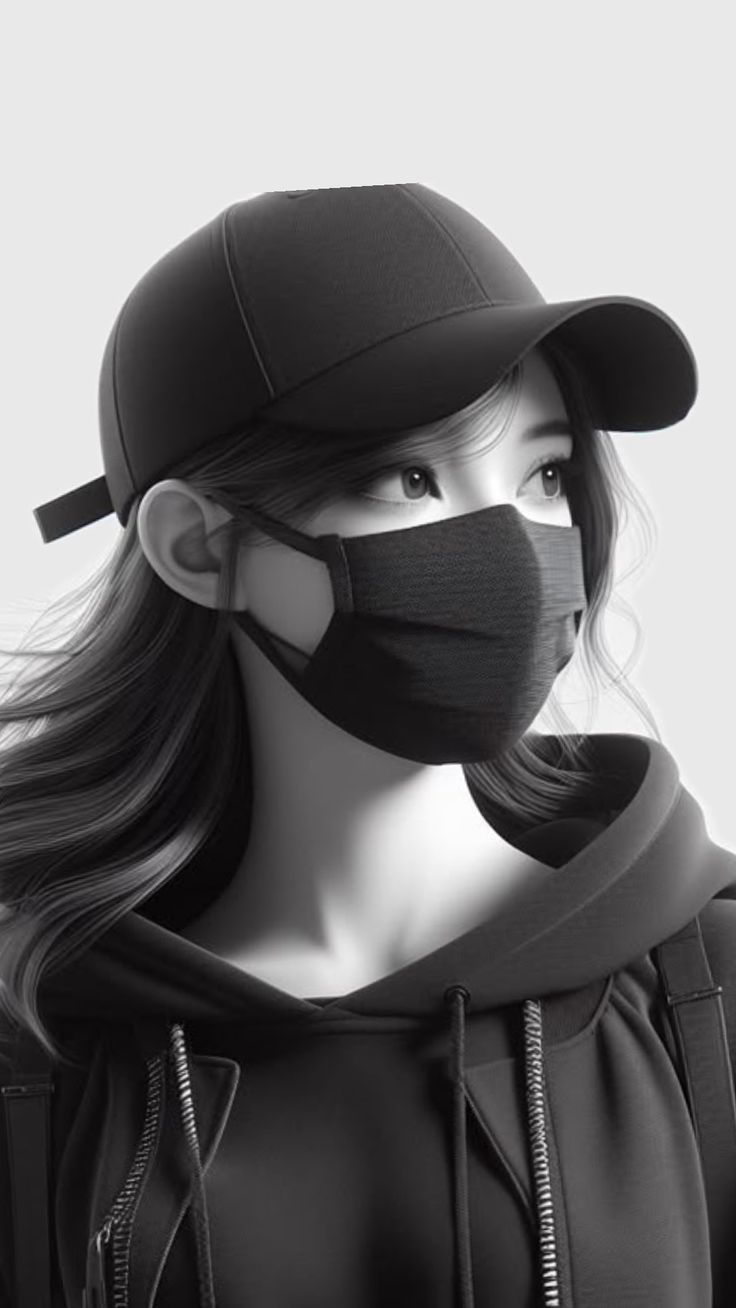 mask girl cartoon dp mask girl cartoon dp