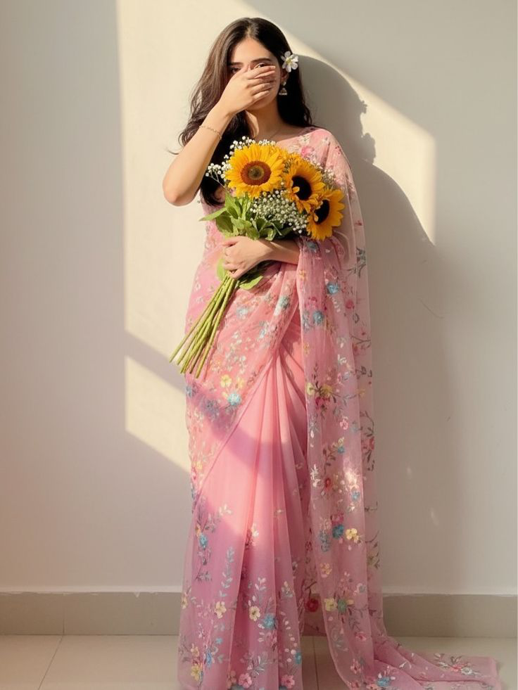 stylish saree girl dp