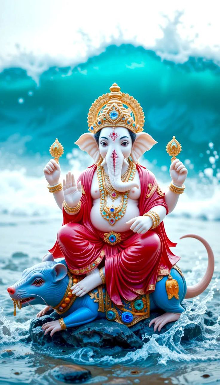 Ganpati Cute Status Pic